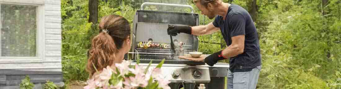 Barbecue medi a gas con 3 bruciatori