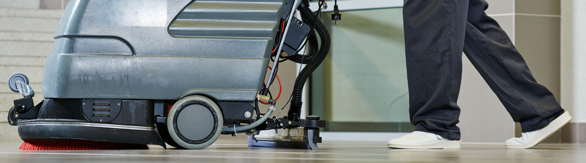 Battery-powered Disc Floor Scrubber Dryers