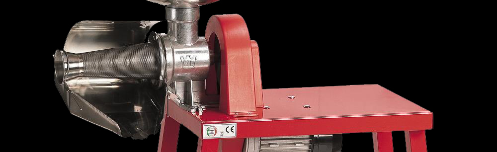 Heavy-Duty Electric Tomato Presses with Bench