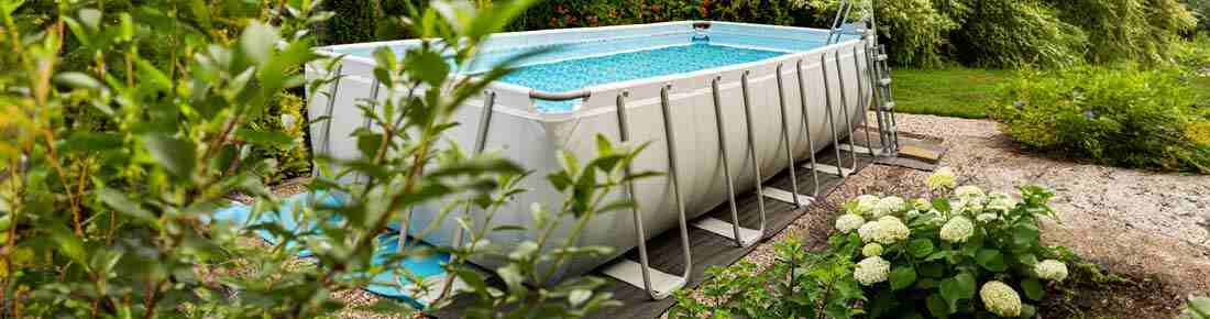 ECOOPTS Copertura Invernale Per Piscina Fuori Terra Rotonda 2,4m - Telo Impermeabile In Poliestere Beige Con Cavo In Acciaio - Protezione Da Foglie E Neve