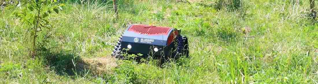 Robot tagliaerba radiocomandati per erba alta