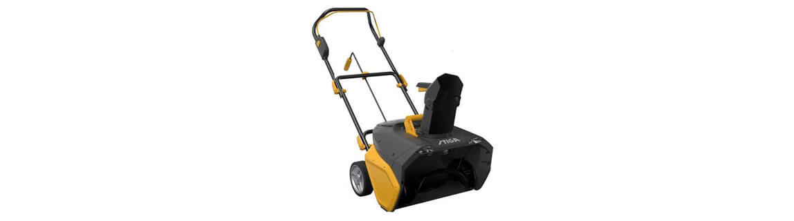 Battery-powered snow blowers