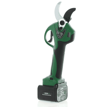 Forbici Potatura Elettriche Professionali VerdeCut - Taglio Fino A 40 Mm, Motore Brushless, 2 Batterie 2000mAh, Display LCD