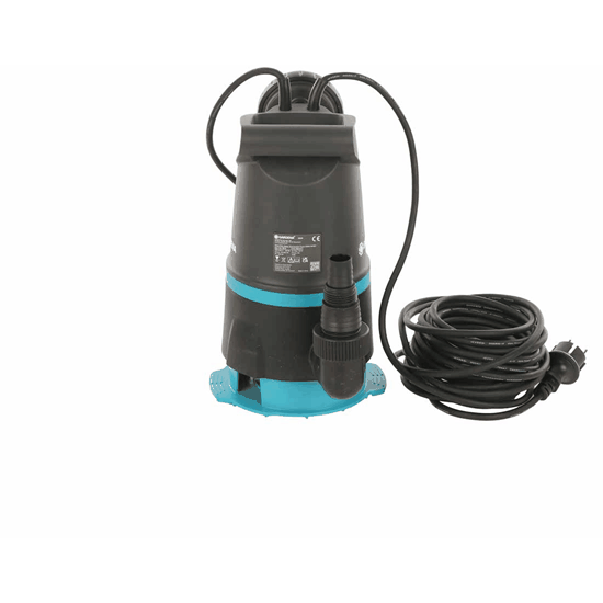 GARDENA Pompa sommersa acqua sporca 20000 Aquasensor: pompa sommersa con portata 20000 l/h, per particelle di sporco fino a 35 mm, funzione innovativa Aquasensor, 750 W (09044-20