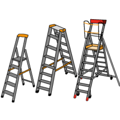 Scala In Alluminio Industriale 9 Gradini - 2.76mt Con Pioli Quadri 24x24mm - Foto 10