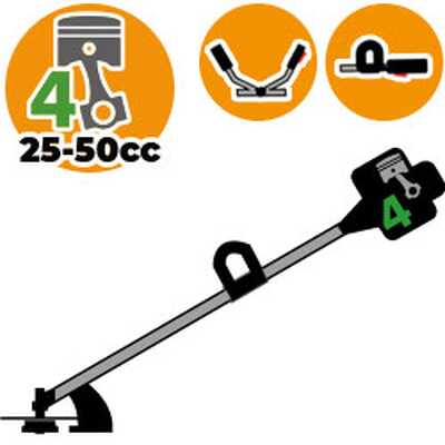 Decespugliatori con motore a benzina 4 tempi 25 - 50cc
