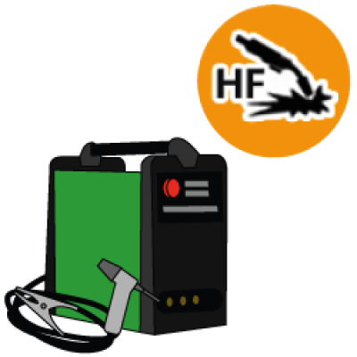 Saldatrici inverter TIG Lift e HF DC