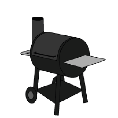 Barbecue a carbone con coperchio