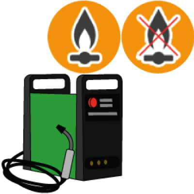 Saldatrici a filo gas/no gas (MIG/MAG)