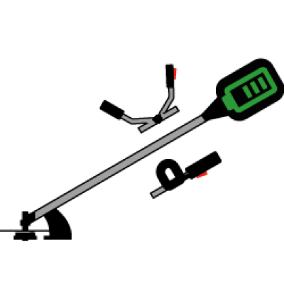 Decespugliatore Elettrico A Batteria 84V JonesHouseDeco - 2 Batterie 2,5Ah Incluse, Taglio 35-40cm | Ideale Per Giardino - Foto 5