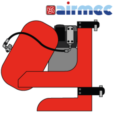 Compressori a trattore Airmec - maxi-serbatoio