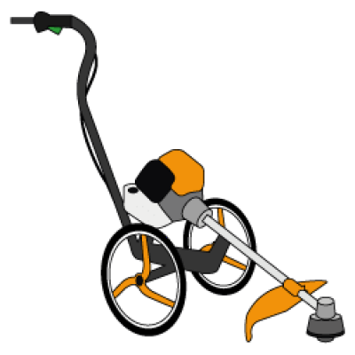 Rotella Di Supporto Regolabile Per Decespugliatore - Per Tubi 22-26 Mm, Facile Installazione - Foto 3