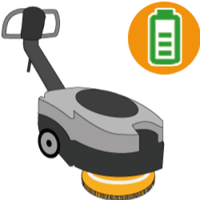 Lavapavimenti a batteria professionali a disco (30-40 cm)