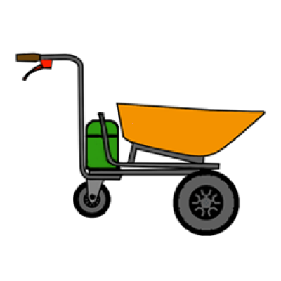 Carriole elettriche a batteria a ruote - Medie 200/250 Kg