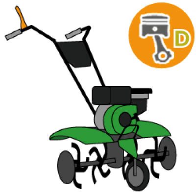 Motozappe diesel
