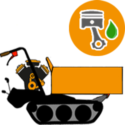Motocarriole a scoppio cingolate a benzina