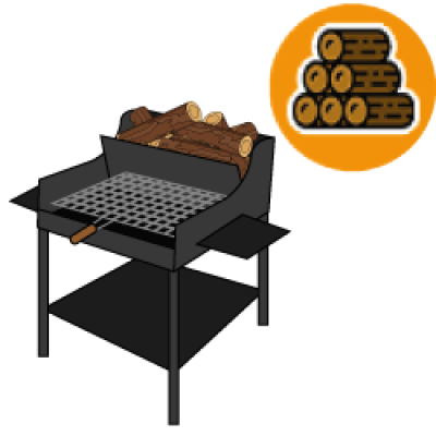 Barbecue A Carbone Griglia 37x68 Cm Con Coperchio E Ruote - Grigliata Mista Fiesta 501 | Leroy - Foto 10