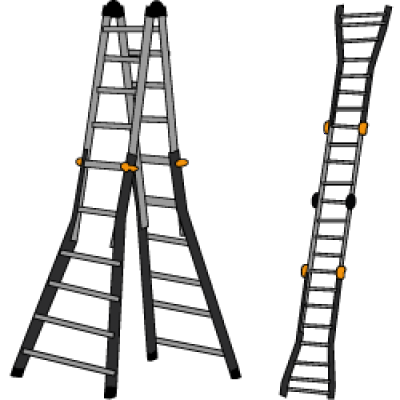 Piattaforma Da Lavoro Pieghevole SOARS - Alluminio, Portata 150 Kg, Antiscivolo, 30x75 Cm - Foto 5