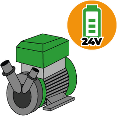 Pompe travaso a batteria 24V
