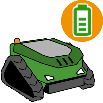 Robot trinciaerba a batteria radiocomandati