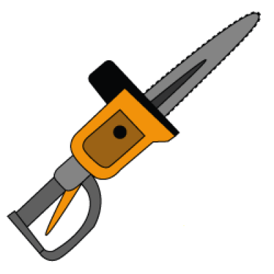 Seghe a catena ad aria compressa per uso manuale