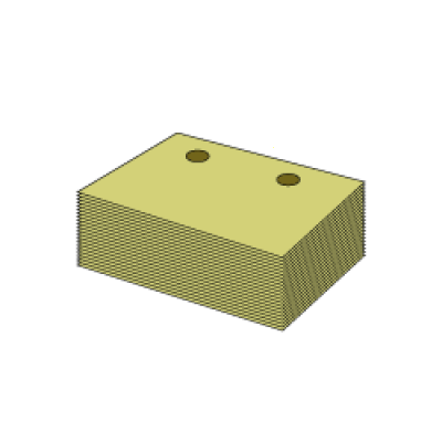 Cartoni filtranti Rover serie Pulcino 20x10 con fori