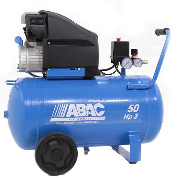 Abac Montecarlo L30P - Compressore aria elettrico carrellato - Motore 3 HP - 50 lt