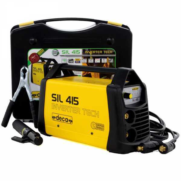 Saldatrice inverter Deca SIL 415 - 150 Amp max - alimentazione 230 Volt - kit di utilizzo Deca