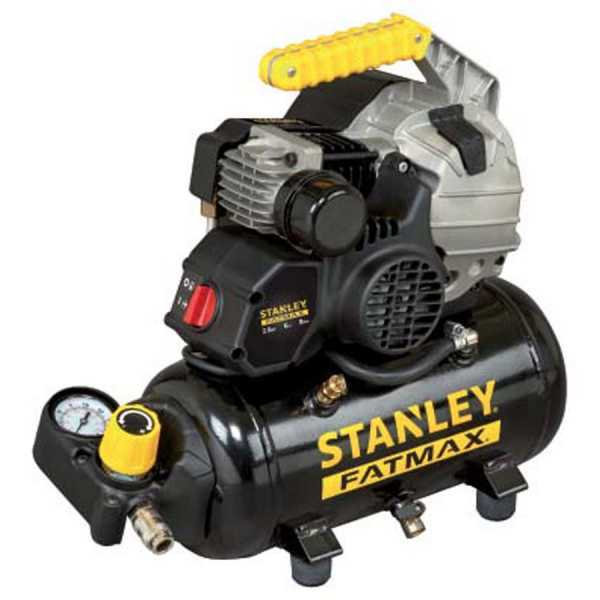 Stanley Fatmax HY 227/8/6E - Compressore aria elettrico compatto portatile - Motore 2HP - 6lt