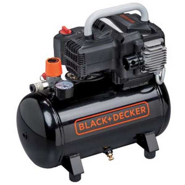 Black & Decker BD195 12 NK - Compressore aria elettrico compatto portatile - 1.5 HP - 10 bar