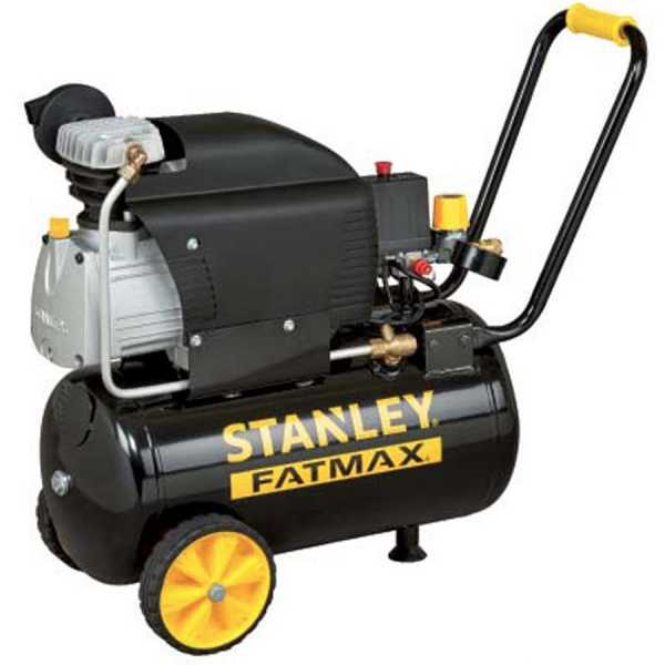 Stanley Fatmax D251/10/24s - Compressore elettrico carrellato - Motore 2.5 HP - 24 lt - aria compressa