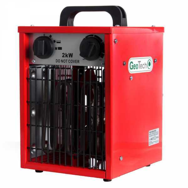 Generatore di aria calda elettrico GeoTech EH 200 S con ventilatore -  GeoTech