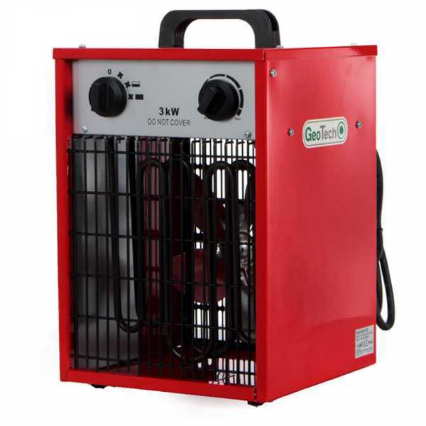Generatore di aria calda elettrico GeoTech EH 300 S con ventilatore - monofase gte