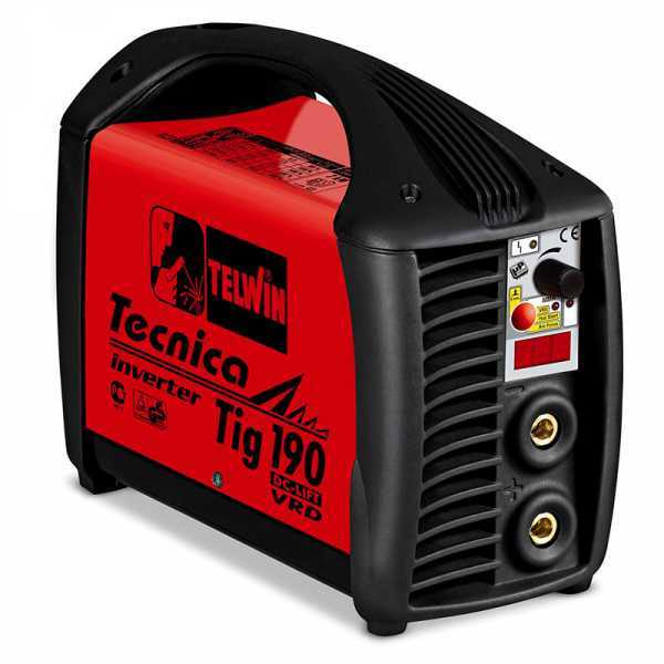 Saldatrice inverter TIG e MMA a corrente continua Telwin TECNICA 190 Tig DC-Lift VRD - 170A Telwin