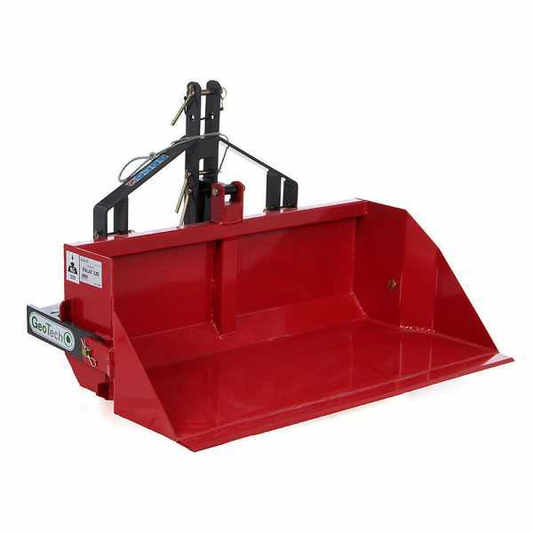 Paletta posteriore per trattore GeoTech da 140 cm - Serie medio-pesante - Portata 500 Kg in Offerta