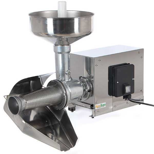 Passapomodoro elettrico AE-SM5 - 0.5 Hp INOX con motore elettrico 230 V - 375 W AgriEuro Premium