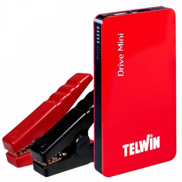 Avviatore portatile multifunzione Telwin Drive Mini - batteria al litio a 12 V - power bank Telwin