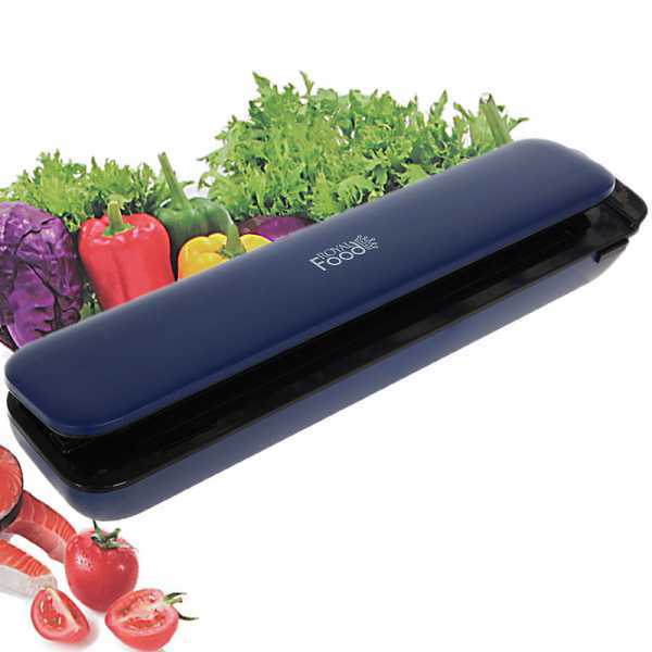 Macchina sottovuoto automatica Royal Food VS30E Extra Slim BLUE - ultra compatta e pratica