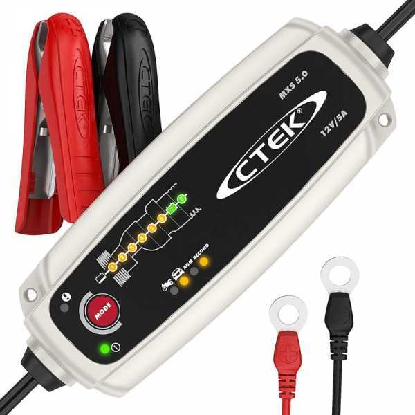 CTEK MXS 5.0 12V - Caricabatterie mantenitore automatico - 8 fasi - compensazione temperatura