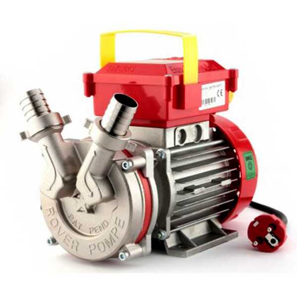 Rover Novax 25-OIL - Pompa elettrica da travaso per olio in lega antiossidante - Monofase - 230V