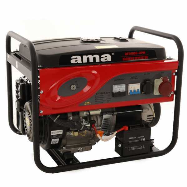 AMA QF5000 3PH - Generatore di corrente 5,0 kW trifase a benzina - Gruppo elettrogeno