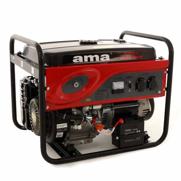 AMA QF6000E - Generatore di corrente con avv.elettrico e AVR 6.5 KW - Continua 6 Kw Monofase