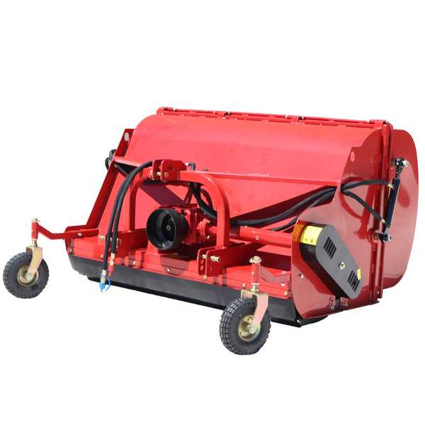  GeoTech Pro CFL160 - Trinciaerba per trattore - Cesto di raccolta - Raccoglitore - Serie leggera