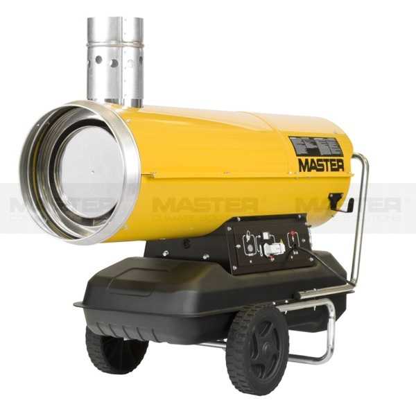 Generatore di aria calda a gasolio a riscaldamento indiretto Master BV 110 E
