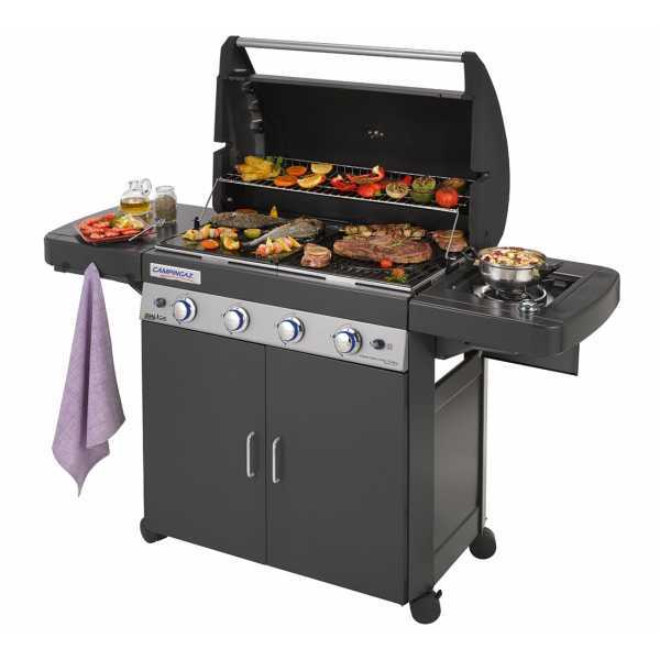 Barbecue a gas o metano Campingaz 4 Series LS Plus D Dualgas - con forno, piastra e griglia, culinary modular
