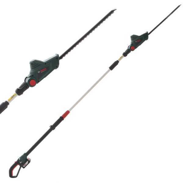 Tagliasiepi su asta di prolunga telescopica elettrico Bosch UniversalHedgePole 18 - 2,5 Ah Bosch