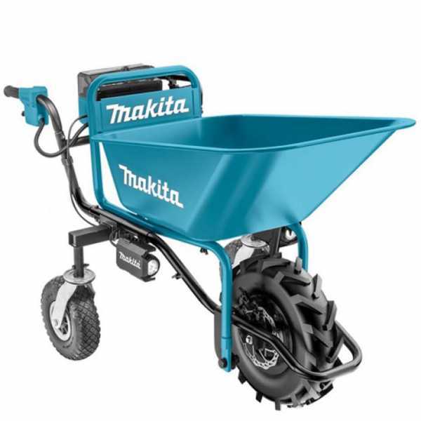 Carriola elettrica a ruote Makita DCU180 con vasca - SENZA BATTERIA e CARICABATTERIA