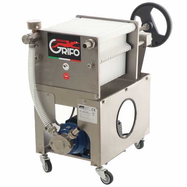 Grifo Professional FCP20-Olio - Filtro per olio - A cartoni e 20 piastre - pompa INOX Liverani