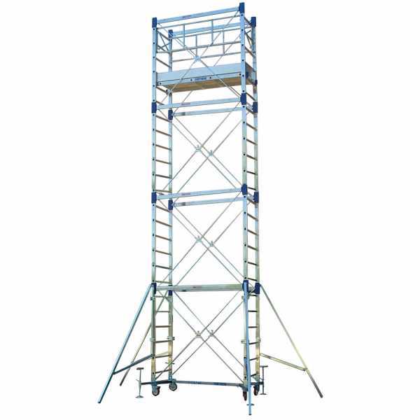 Trabattello professionale in alluminio Marchetti ULYSSE 75x180 - Modulare - Max 7,10 m