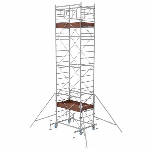 Trabattello professionale in acciaio Marchetti RHINO SYSTEM  75x180 - Modulare 6.5 m
